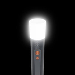 led turist lommelygte 4 lysindstillinger zoom diff