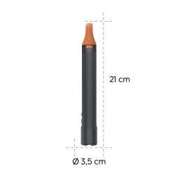 led turist lommelygte 4 lysindstillinger zoom diff