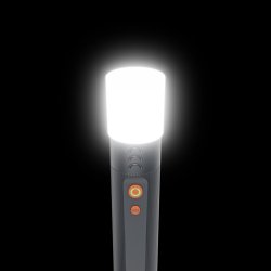 Led turist lommelygte 4 lysindstillinger zoom diff