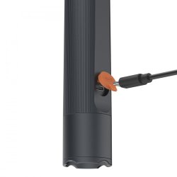 Led turist lommelygte 4 lysindstillinger zoom diff