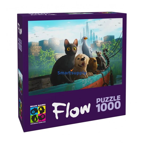 Puslespil 1000 brikker Flow Characters fra filmen