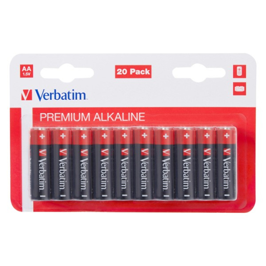 Alkaline Batterier AA/LR06 20-pak 49877