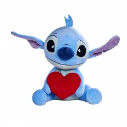 Mascot Disney Stitch med hjerte 50 cm