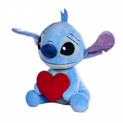 Mascot Disney Stitch med hjerte 50 cm