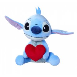 Mascot Disney Stitch med hjerte 50 cm