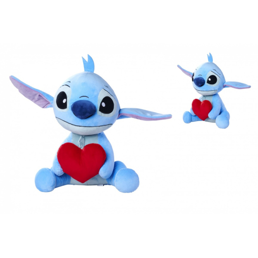 Mascot Disney Stitch med hjerte 50 cm
