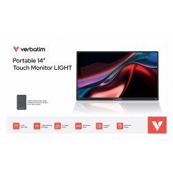 B�rbar Touchscreen Sk�rm Lys Full HD