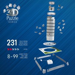 Puzzle 3D T�rnet i Pisa