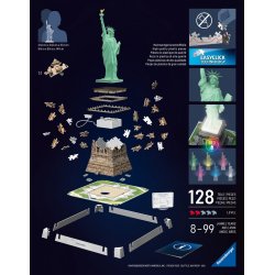 Puzzle 3D Frihedsgudinden