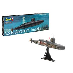 Plastik modelskib S.S.B. Abraham Lincoln W/IN 1/253