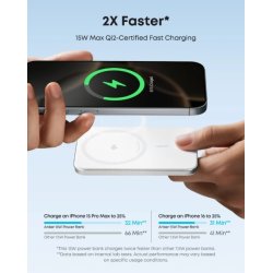 Nano PowerBank 5k mAh slim hvid