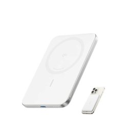 Nano PowerBank 5k mAh slim hvid