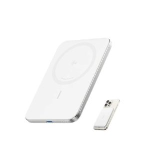 Nano PowerBank 5k mAh slim hvid