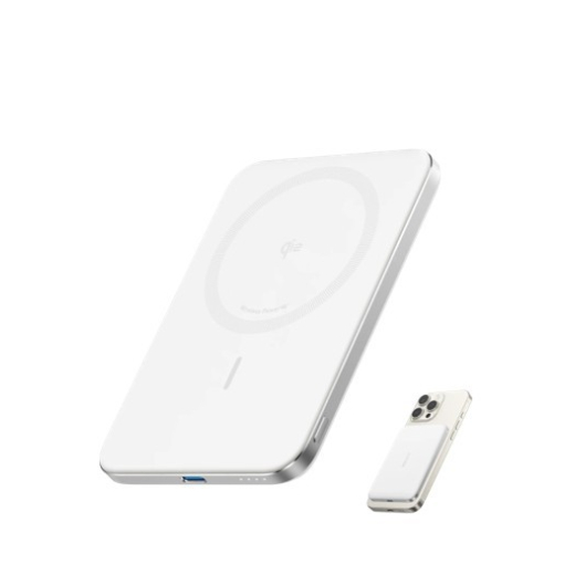 Nano PowerBank 5k mAh slim hvid