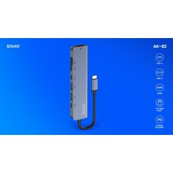 AK-82 HUb USB-C SAVIO
