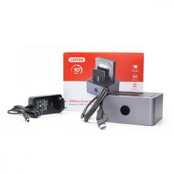 Dual Bay Station Clone SATA6G 2.5/3.5; USB-C