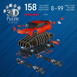 Puzzle 158 stk 3D Lamborghini Huracan EVO Arando