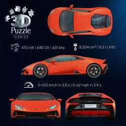 Puzzle 158 stk 3D Lamborghini Huracan EVO Arando