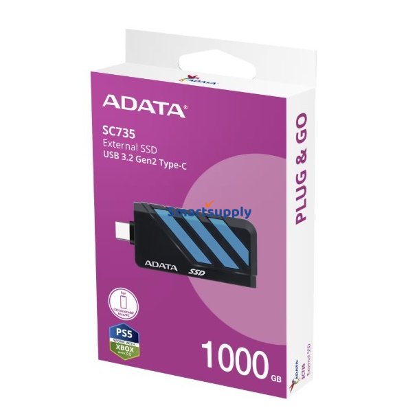 SSD Disk Ekstern SC735 1TB U3.2C 1000/1000MB/s Bl�