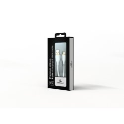 8-pin kabel til opladning og data, 1,5 m, hvid