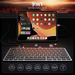 HMC-KB-CRL hub + keyboard 5Gbps HDMI PD Cyrillic