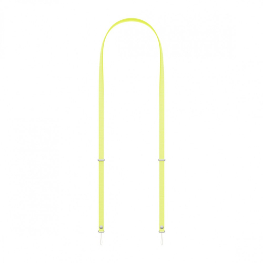 Crossbody rem - neon gul