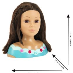 Hoved til frisering og styling Mia