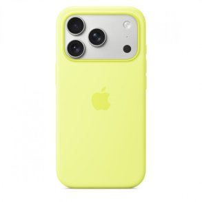 iPhone 17 Pro Silikone Cover med MagSafe - Neon Gul