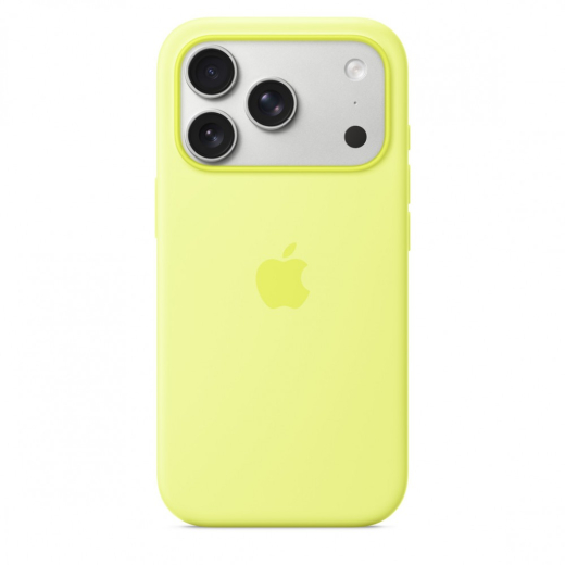 iPhone 17 Pro Silikone Cover med MagSafe - Neon Gul