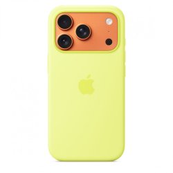iPhone 17 Pro Silikone Cover med MagSafe - Neon Gul