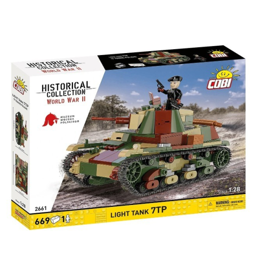 Klocki Light Tank 7TP 669 elementer