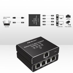 Splitter Ethernet mini SWITCH 1x4 RJ45