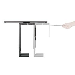 Roterende desktop computerholder