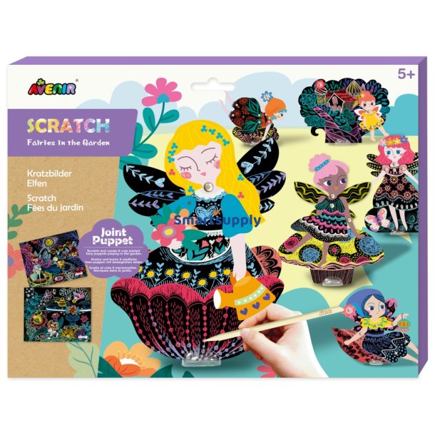 Skrabelodninger med bev�gelige billeder - Feer