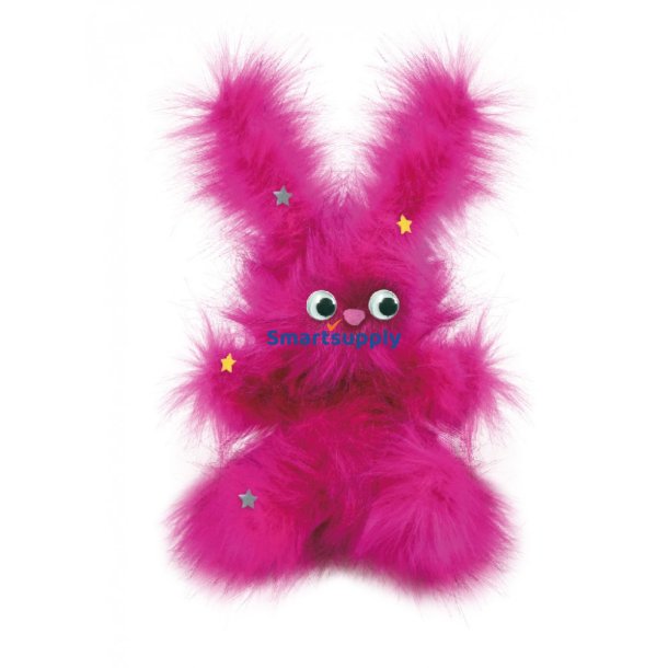 Kreativt s�t Crazy Fuzzy - Luffende, hoppende kanin