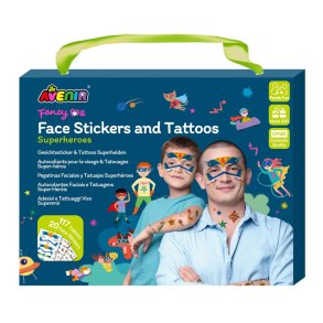 Krop klisterm�rker og tatoveringer - Superhelte