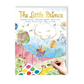 Magisk akvarelmaleri - Den Lille Prins