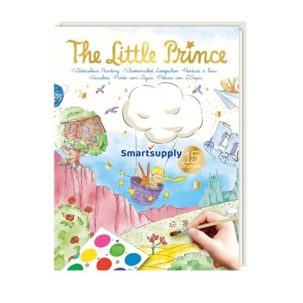 Magisk akvarelmaleri - Den Lille Prins