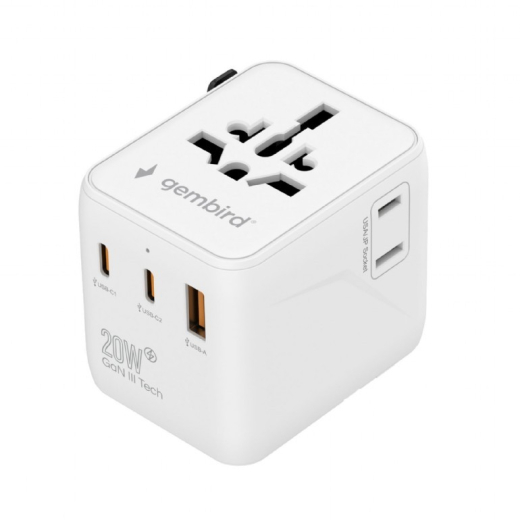 Universal rejse str�madapter cube 20W