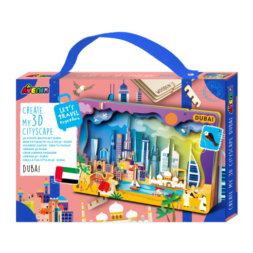 Puzzle Skab et bylandskab 3D - Dubai