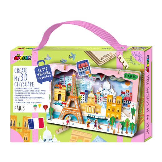 Puzzle Skab en urban landskab 3D - Paris