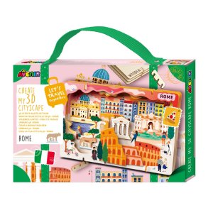 Puzzle Skab et bylandskab 3D - Roma