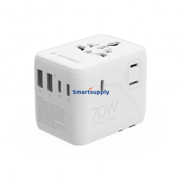 Universal rejse str�madapter kubus 70W