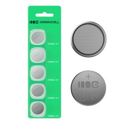 Green Cell Knapbatteri 5x CR1620