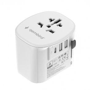 Grounded universal rejseadapter 15W