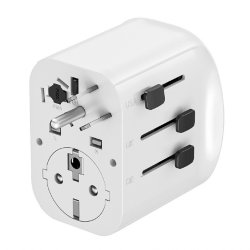 Grounded universal rejseadapter 15W