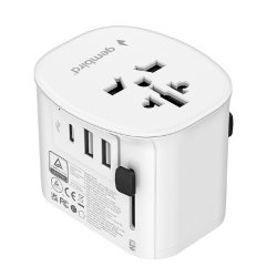 Grounded universal rejseadapter 15W