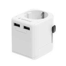EU til Universal rejseadapter 12W