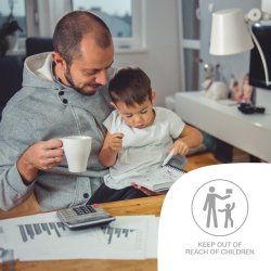 Knappcellebatteri 5x CR2430