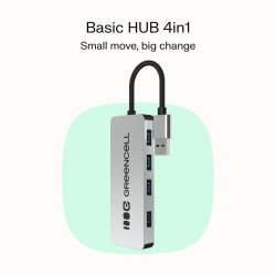 HUB Basic USB-A til 4x USB-A 3.0